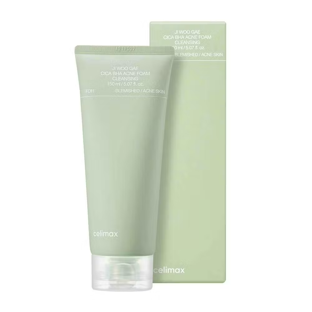 Celimax - Ji.Woo.Gae Cica BHA Acne Foam Cleansing