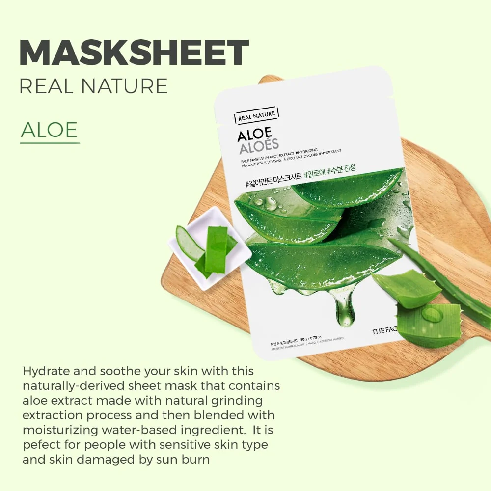 The Face Shop – Real Nature Face Mask (1 sheet)