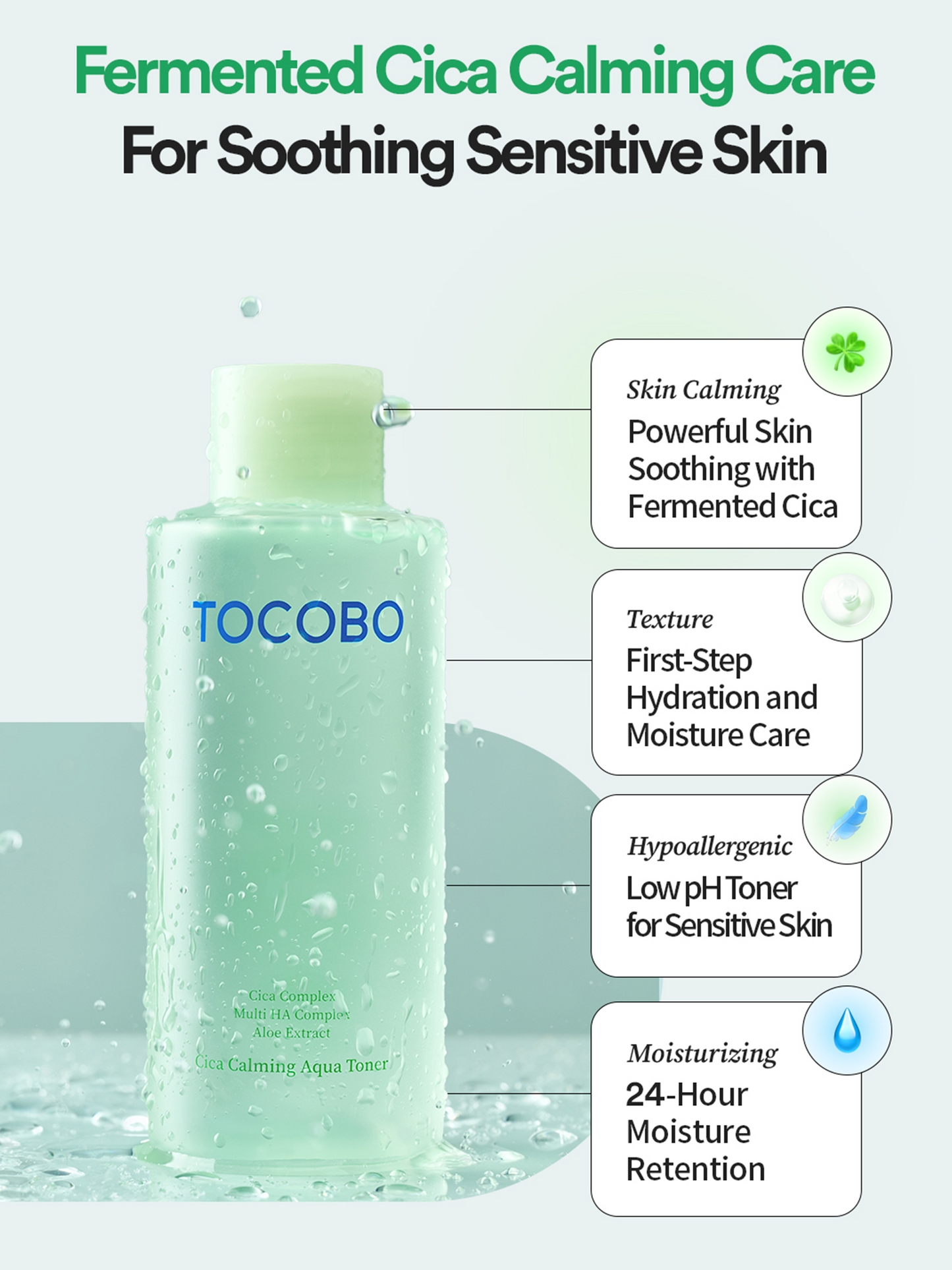 Tocobo - Cica Calming Aqua Toner