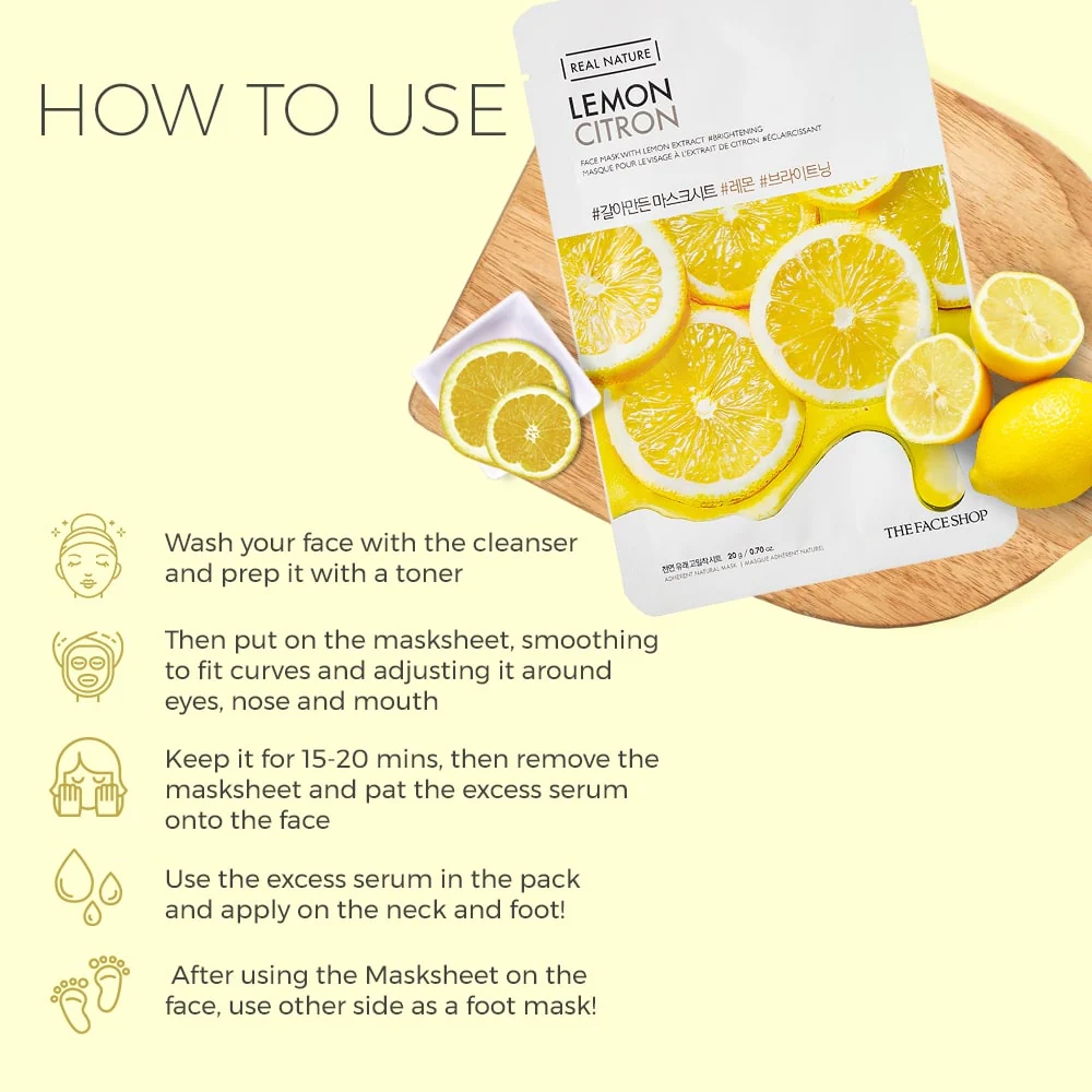 The Face Shop – Real Nature Face Mask (1 sheet)