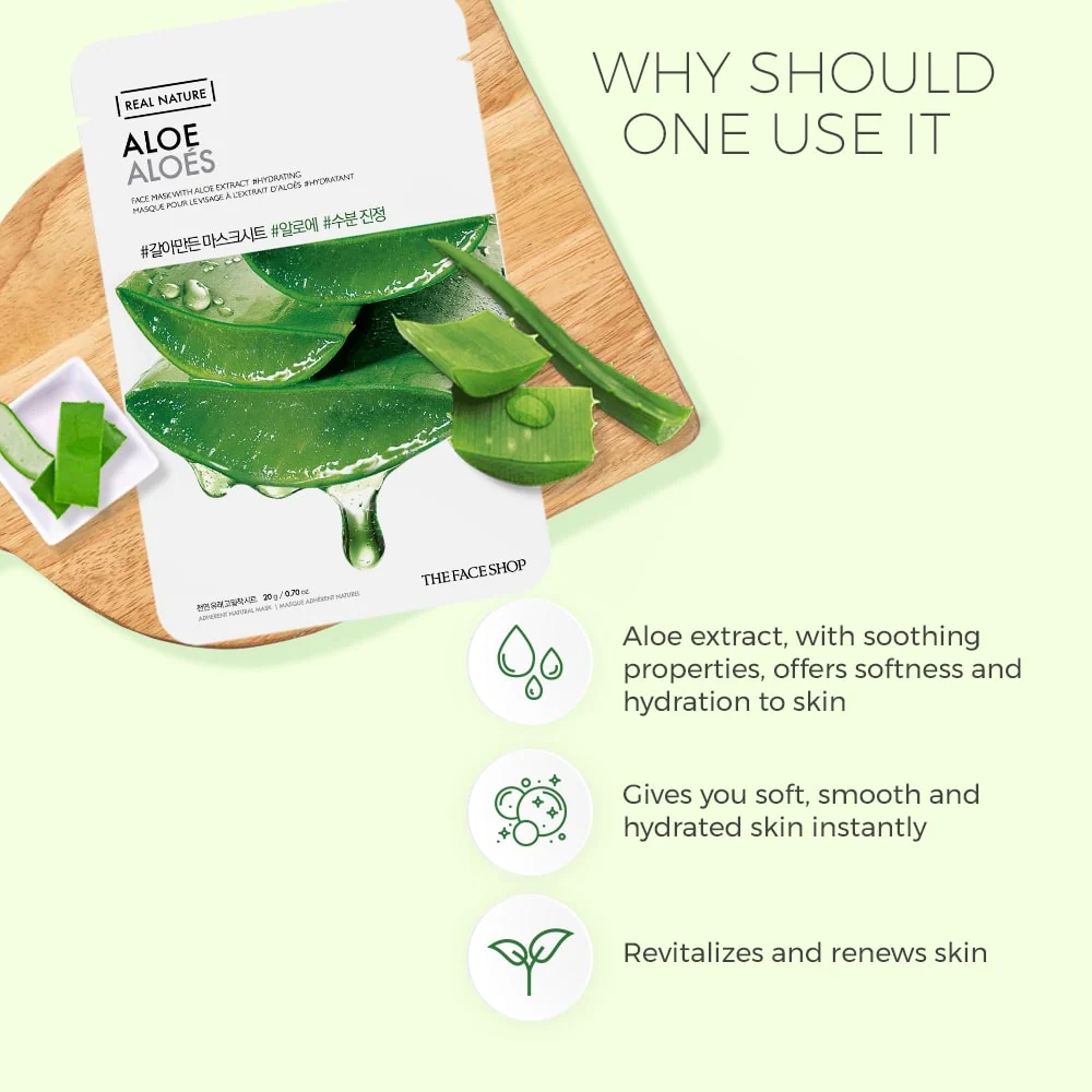 The Face Shop – Real Nature Face Mask (1 sheet)