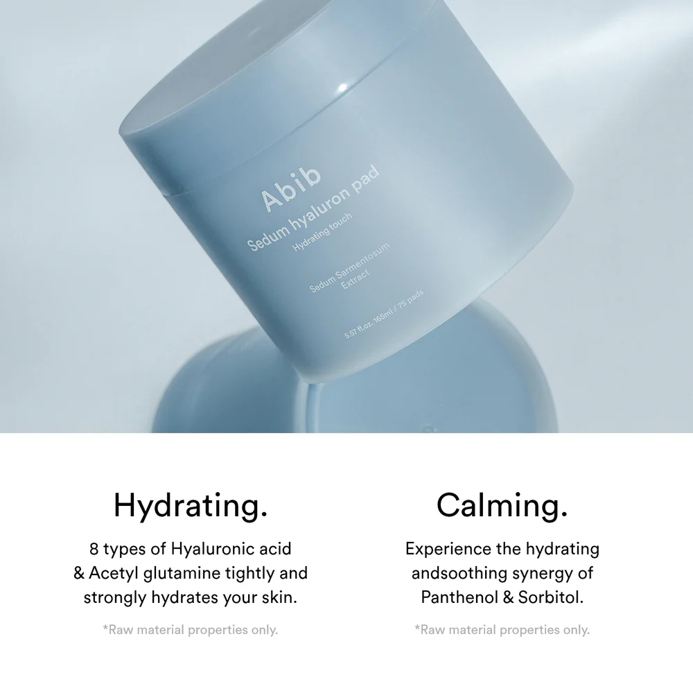 Abib – Sedum Hyaluron Pad Hydrating Touch