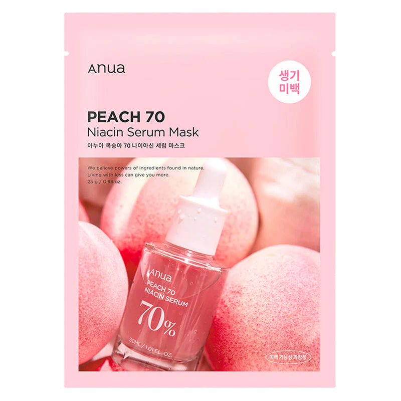 Anua – Peach 70 Niacin Serum Mask(1 pcs)