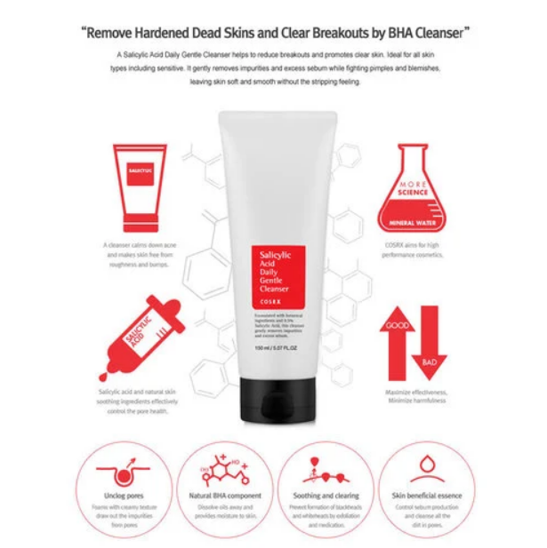 COSRX - Salicylic Acid Daily Gentle Cleanser