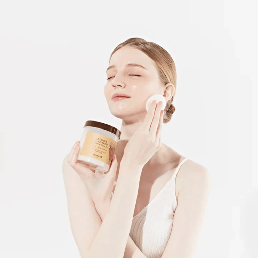 SKINFOOD – Carrot Carotene Calming Water Pad (60 pads)