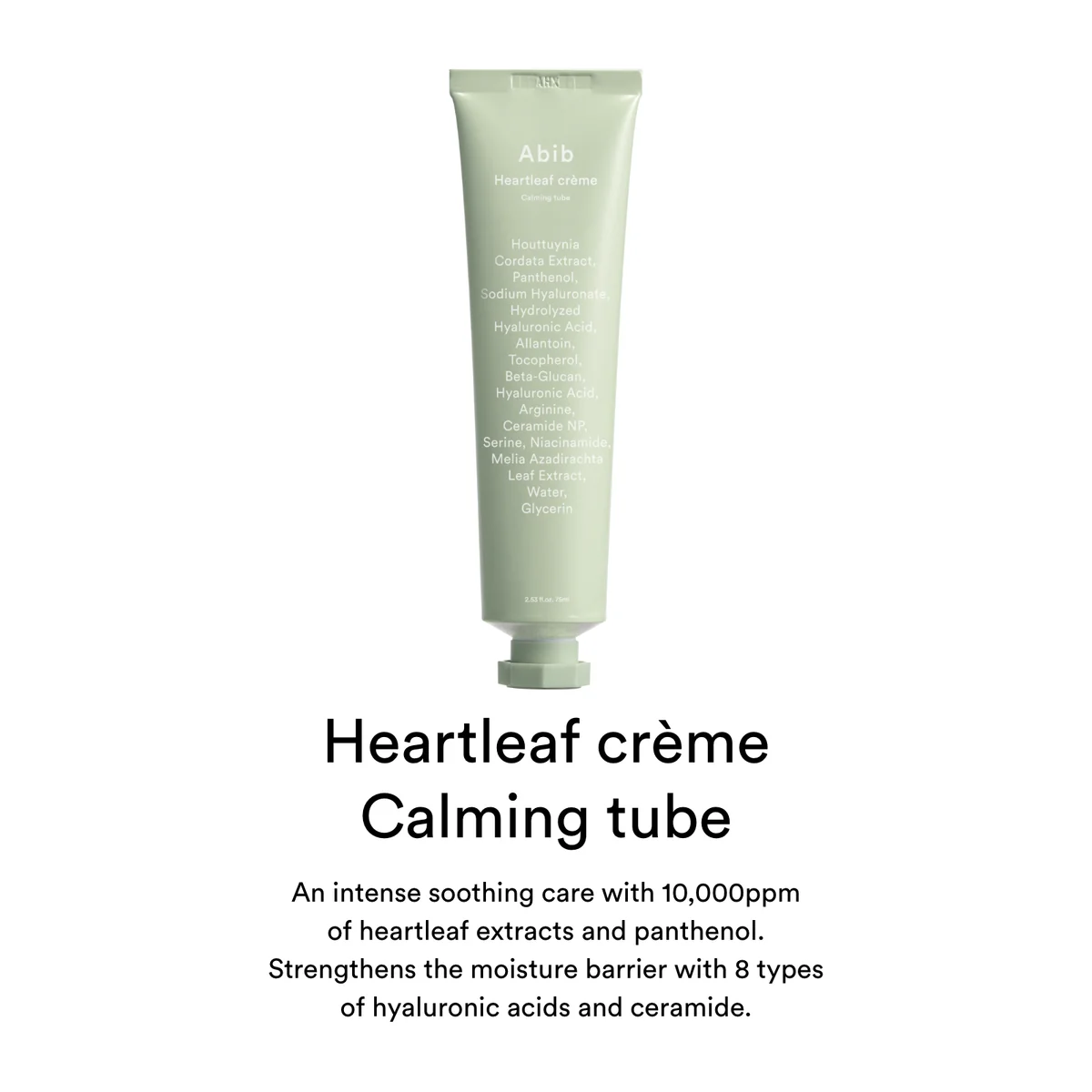 Abib - Heartleaf Crème Calming Tube