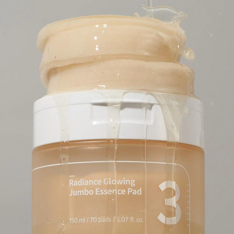 Numbuzin No.3 Radiance Glowing Jumbo Essence Pad (70st)