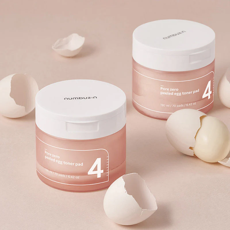 Numbuzin – No.4 Pore Zero Peeled Egg Toner Pad