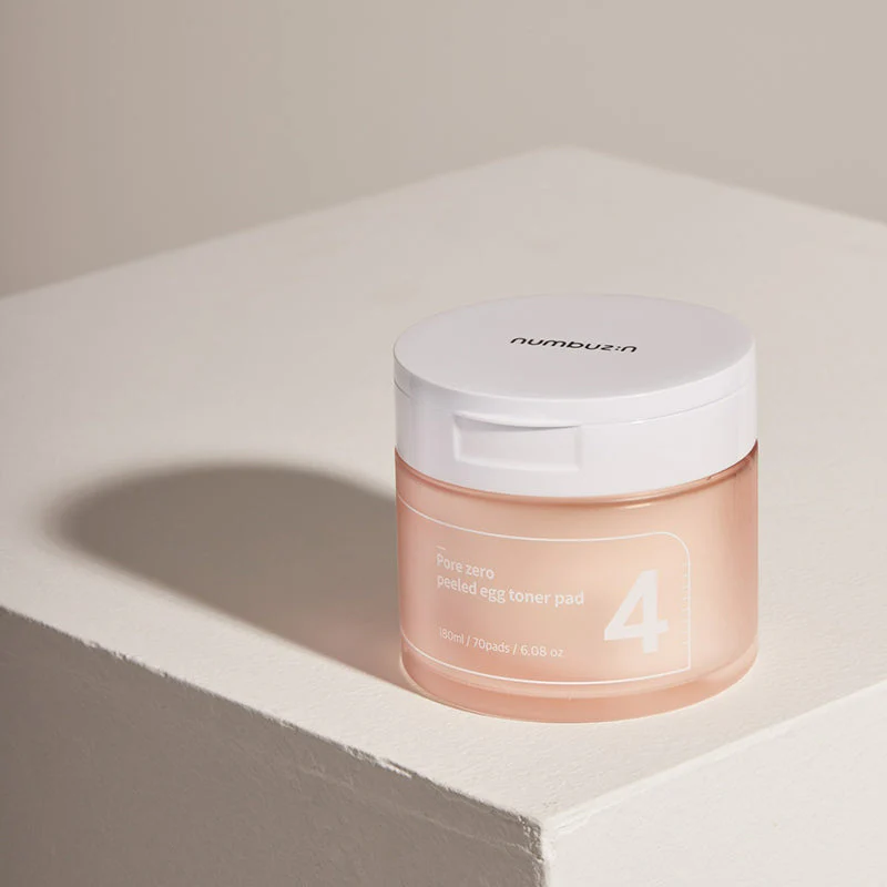 Numbuzin – No.4 Pore Zero Peeled Egg Toner Pad