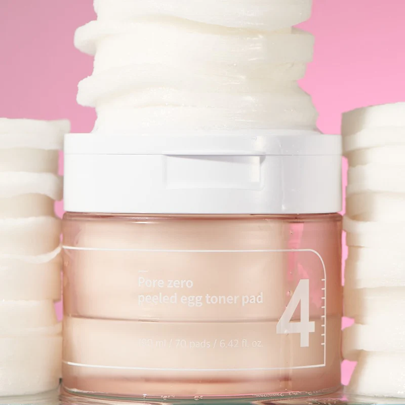 Numbuzin – No.4 Pore Zero Peeled Egg Toner Pad