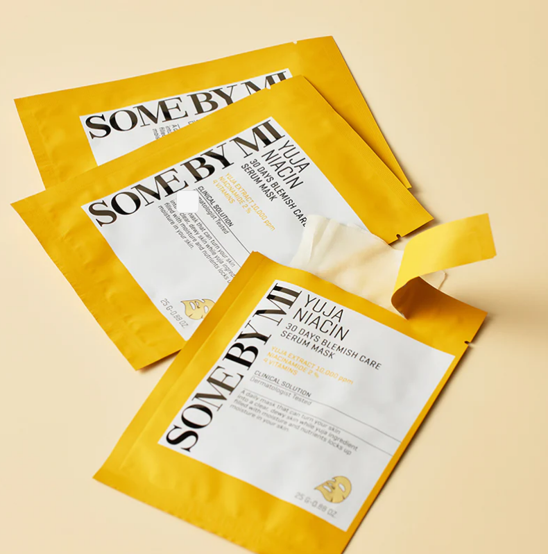 Some By Mi - Yuja Niacin Blemish Care Serum Mask - Brightening Sheet Mask