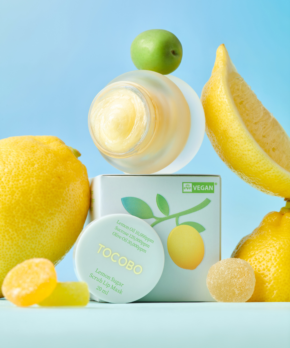 Tocobo - Lemon Sugar Scrub Lip Mask