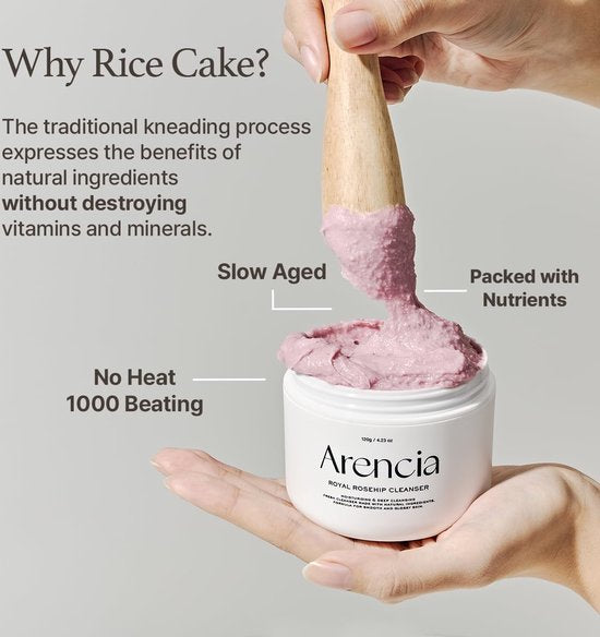 Arencia – Fresh Rosehip Rice Mochi Cleanser – 120 g