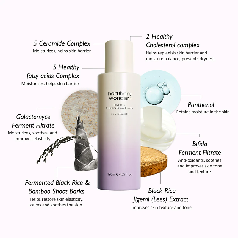 Haruharu Wonder – Black Rice Probiotics Barrier Essence (30 ml)