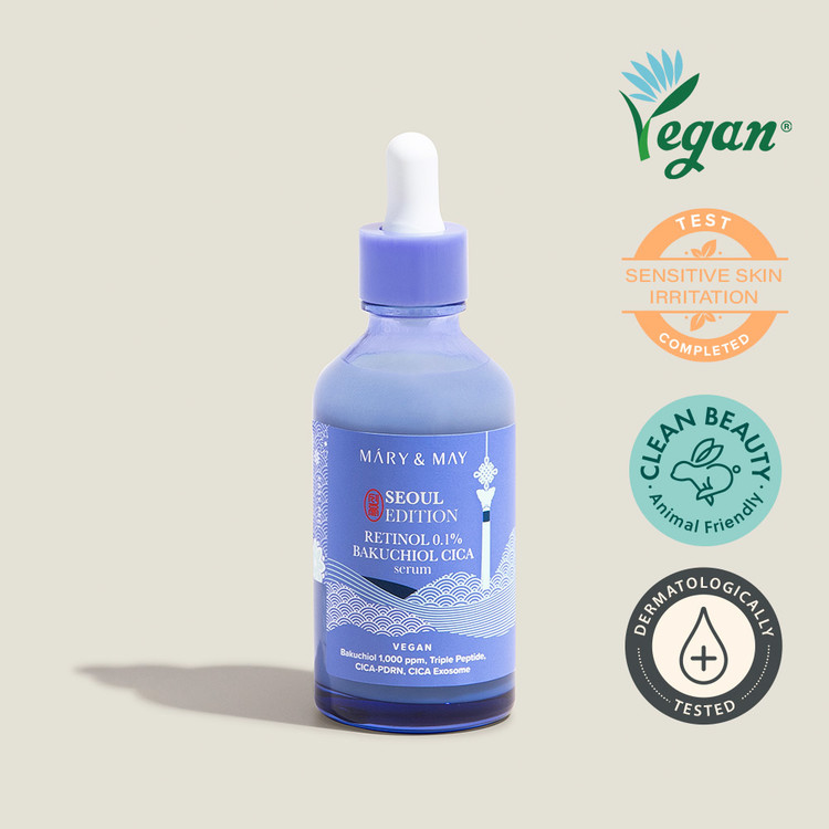MARY&MAY – Retinol 0.1% Bakuchiol Cica Serum – 80 ml