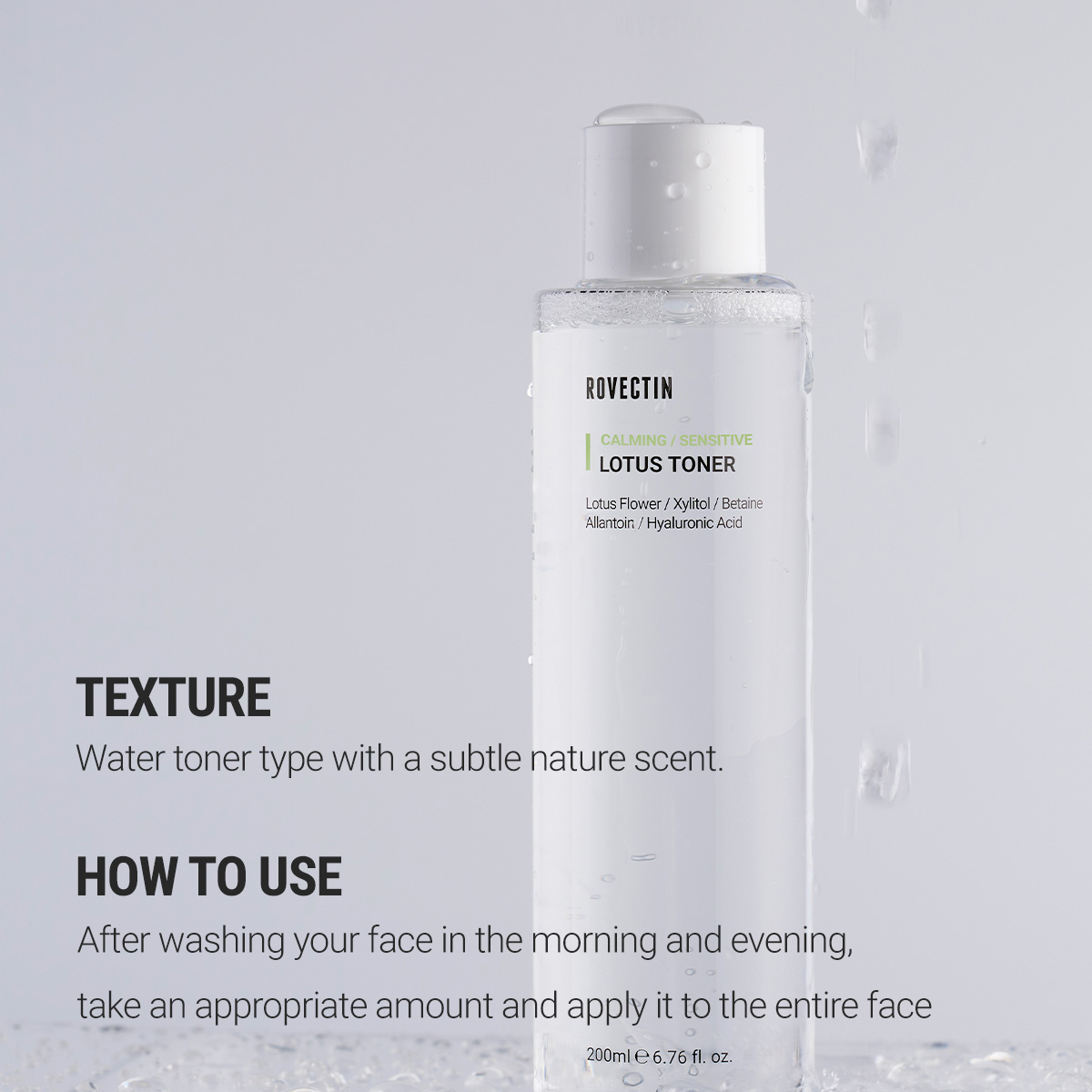 Rovectin – Calming Lotus Toner (200ml)