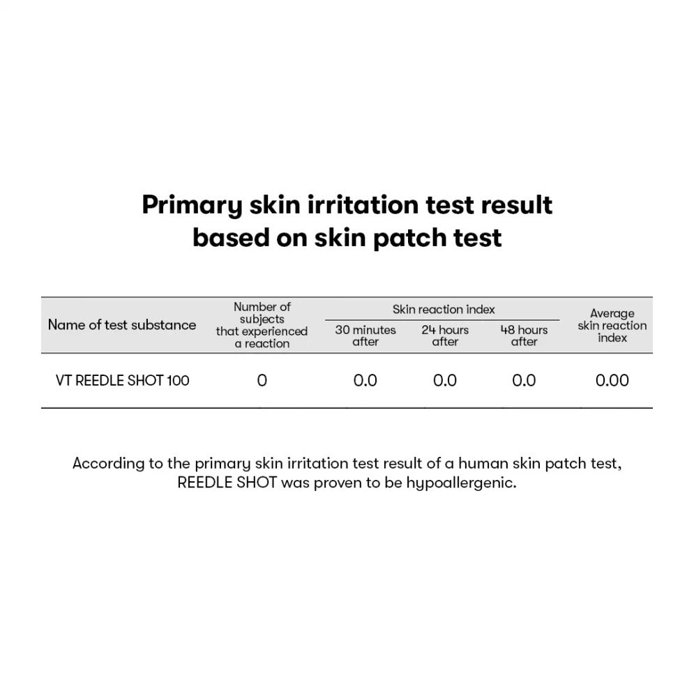 VT Cosmetics - Reedle Shot 100 2Step Mask