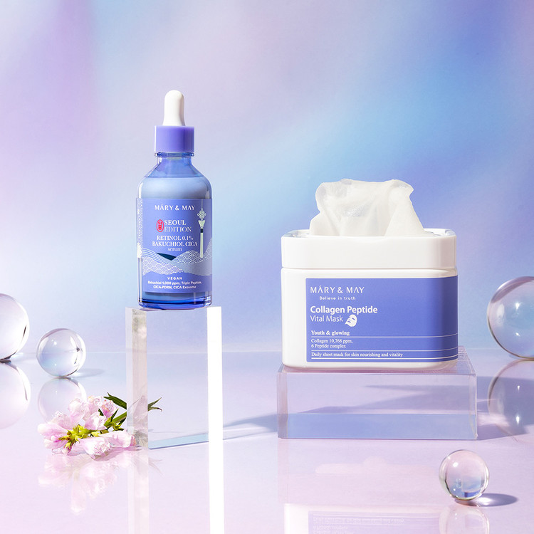 MARY&MAY – Retinol 0.1% Bakuchiol Cica Serum – 80 ml
