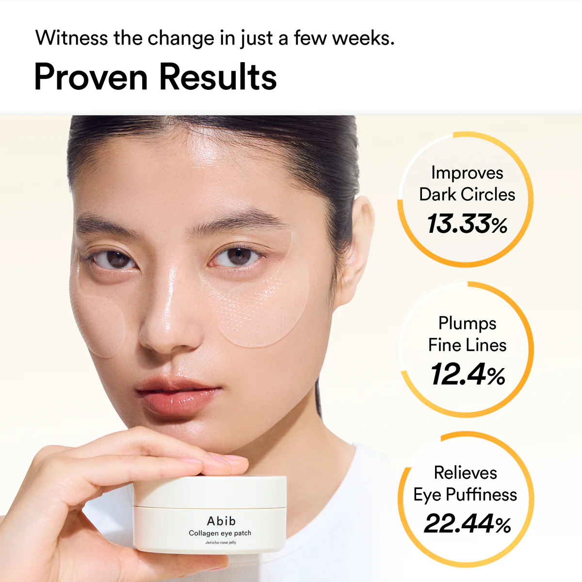Abib – Collagen Eye Patch Jericho Rose Jelly – 60 pcs / 90 ml