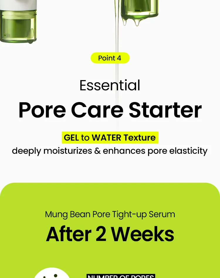 beplain – Mung Bean Pore Tight‑Up Serum – 30 ml