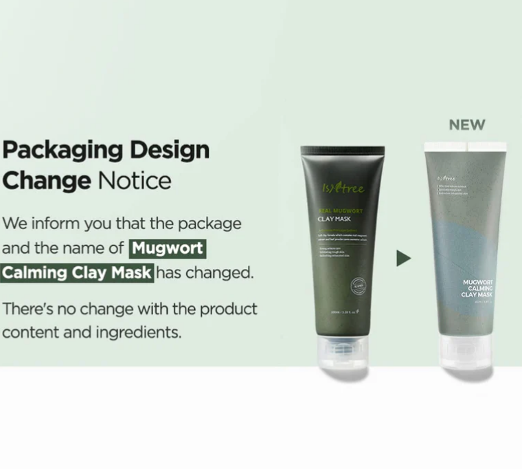 Isntree - Real Mugwort Calming Clay Mask