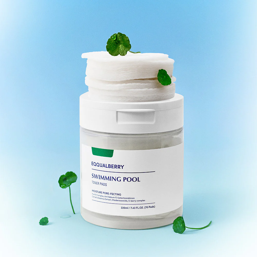 EQQUALBERRY - Zwembad toner pads (70st)
