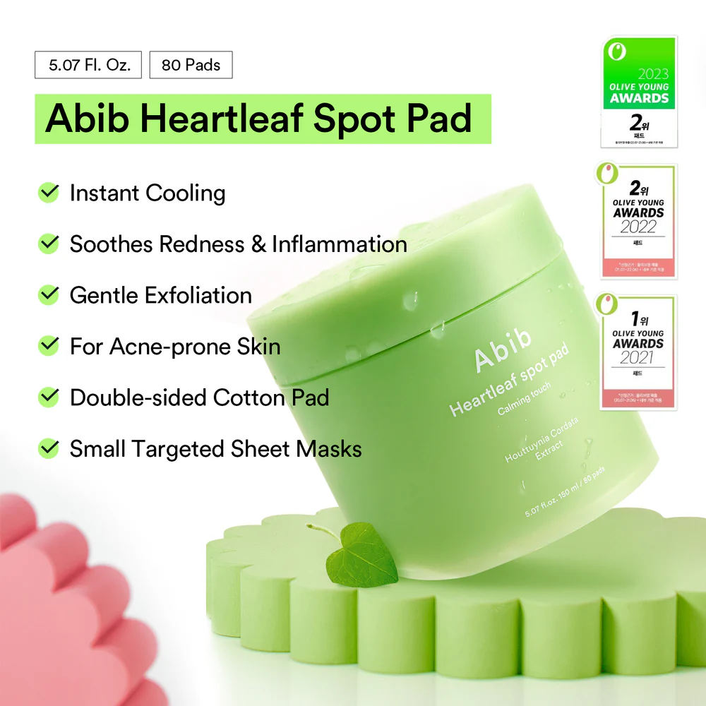 Abib – Heartleaf Spot Pad Calming Touch
