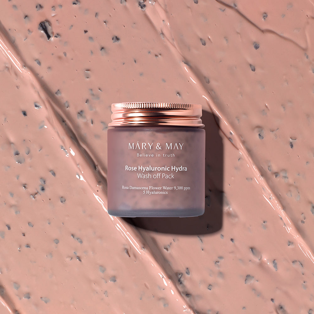 MARY & MAY - Rose Hyaluronic Hydra Wash Off Pack