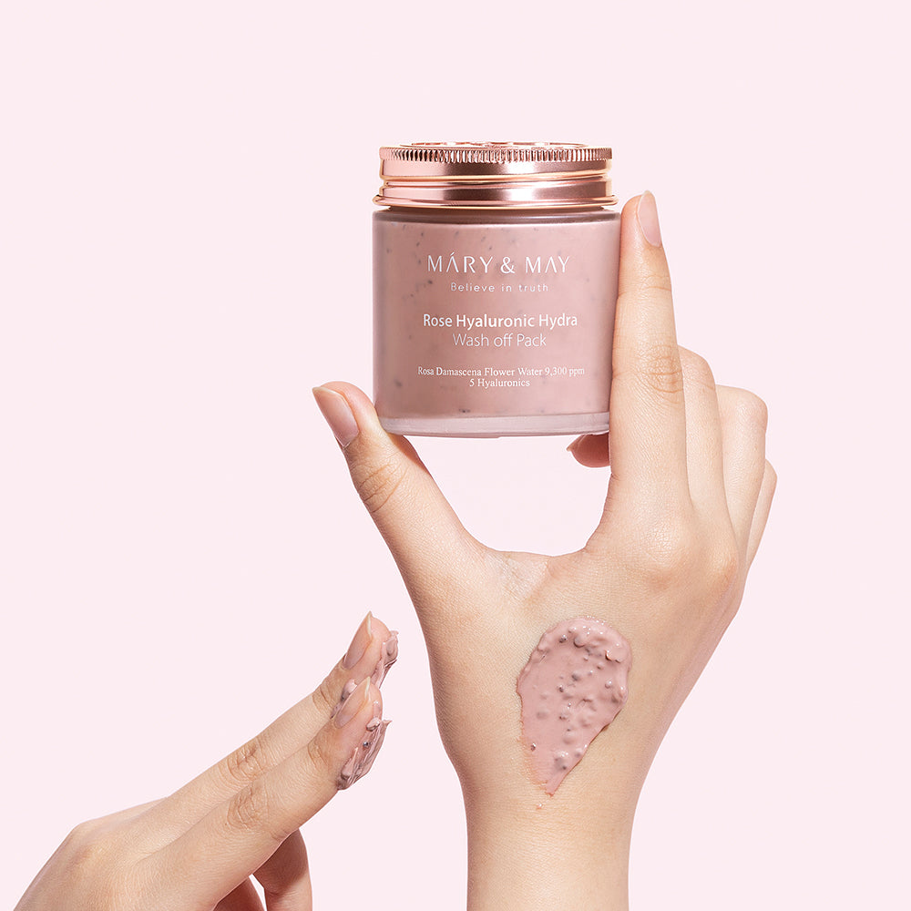MARY & MAY - Rose Hyaluronic Hydra Wash Off Pack