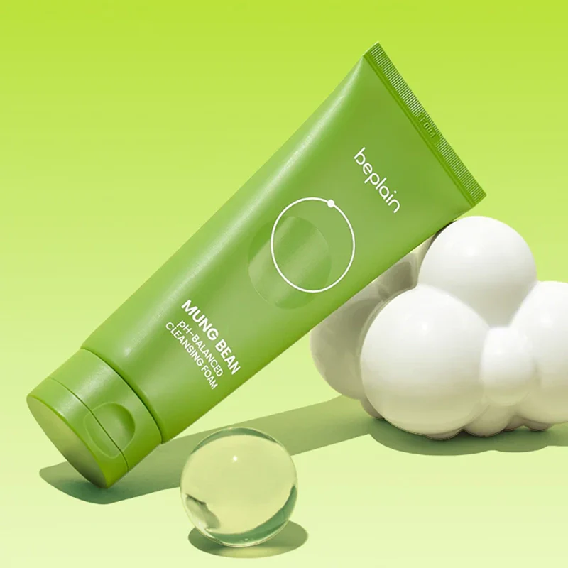Beplain – Mung Bean pH‑Balanced Cleansing Foam (80 ml)