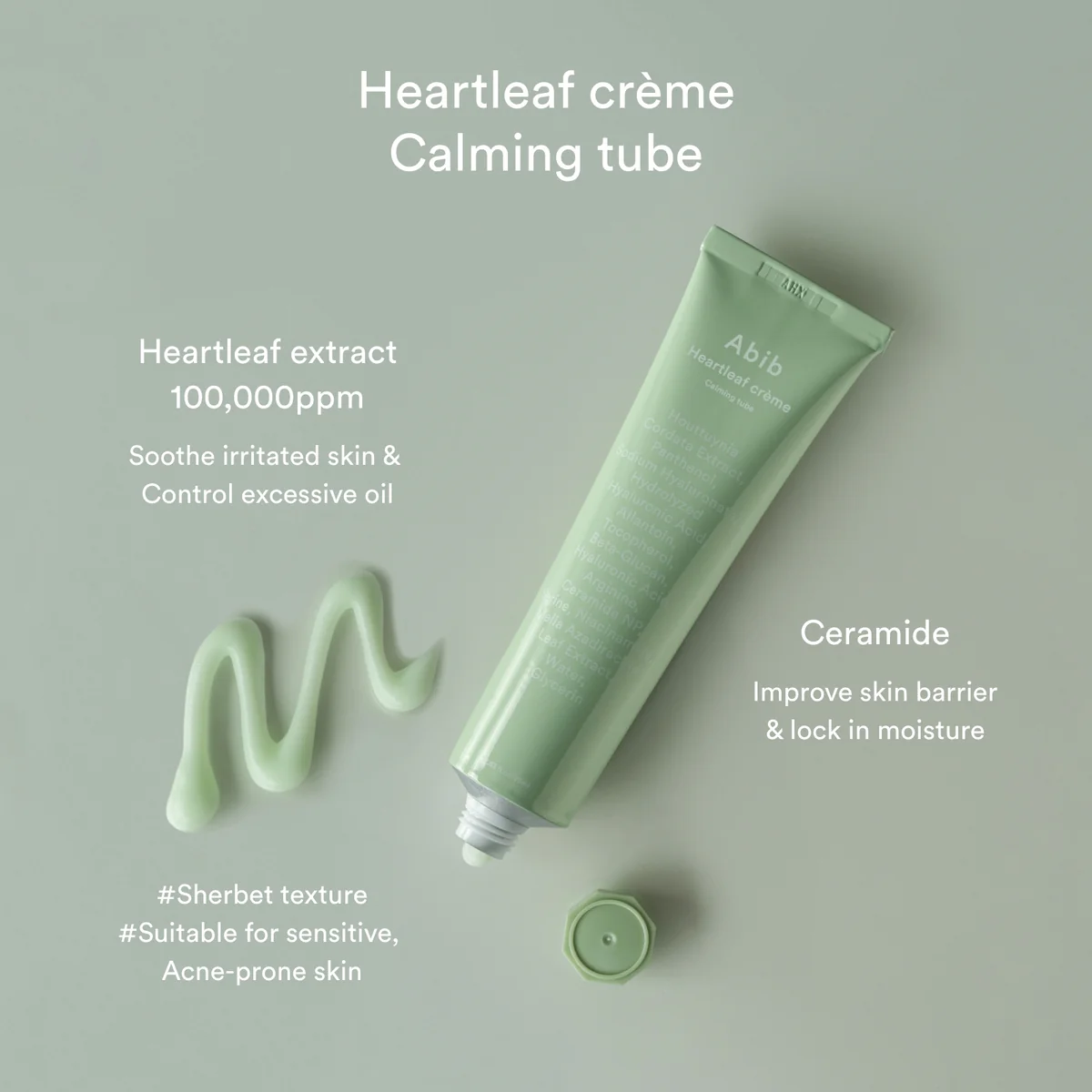 Abib - Heartleaf Crème Calming Tube