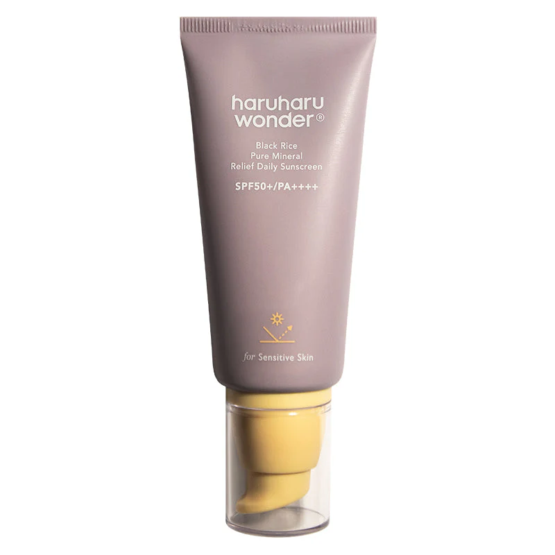 Haruharu WONDER – Black Rice Pure Mineral Relief Daily Sunscreen SPF 50+/PA++++ – 50 ml