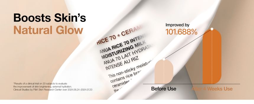 Anua - Rice 70 Intensive Moisturizing Milk