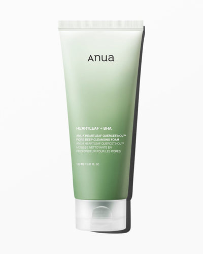 Anua Heartleaf Quercetinol Pore Deep Cleansing Foam – Zachte Reiniging – Koreaanse skincare van anua