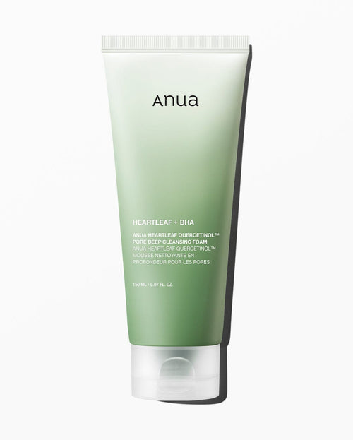 Anua Heartleaf Quercetinol Pore Deep Cleansing Foam – Zachte Reiniging – Koreaanse skincare van anua