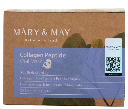 MARY & MAY -  Collagen Peptide Vital Mask