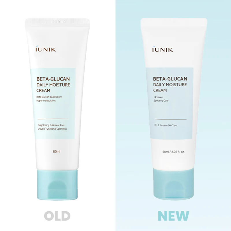 iUNIK – Beta Glucan Daily Moisture Cream – 60 ml