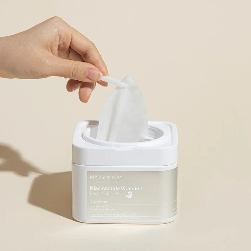 Mary&May - Niacinamide Vitamin C Brightening Mask(30pcs)