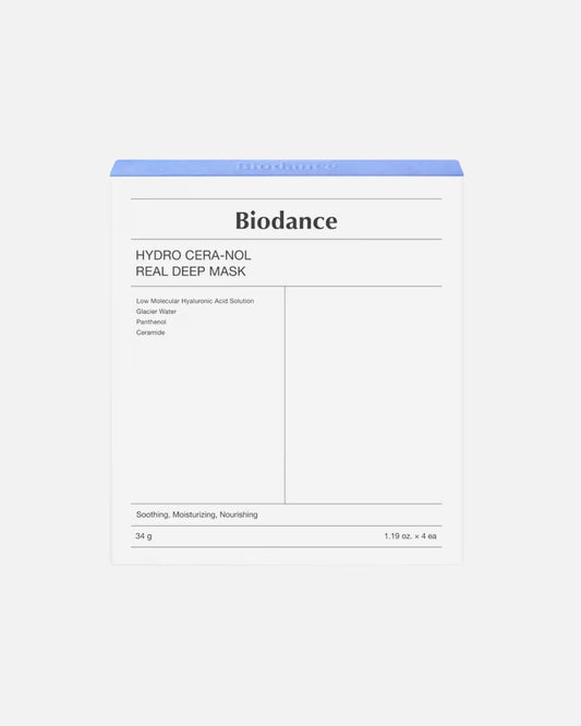 Biodance Hydro Cera- Nol Real Deep Mask  Face Mask Set - (4pcs)