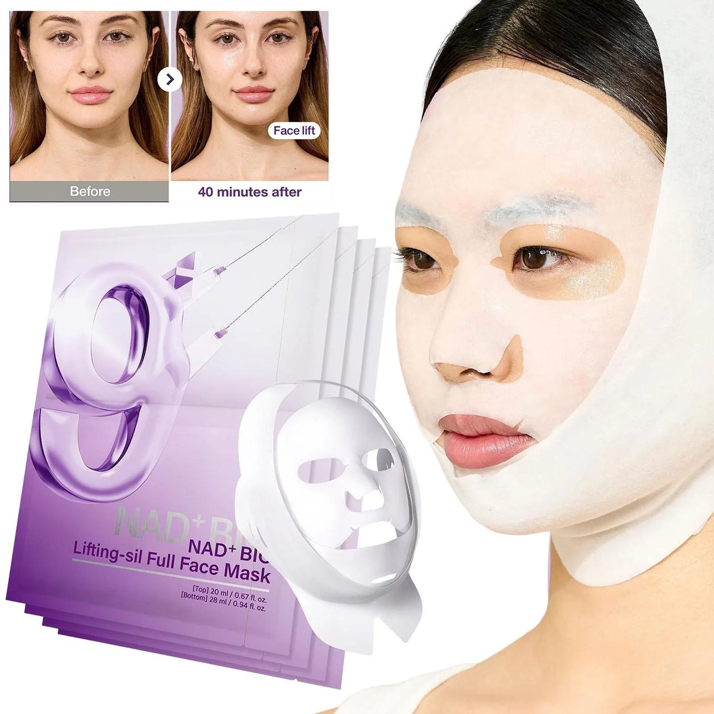 numbuzin – No.9 NAD Bio-Lifting Full Face Mask