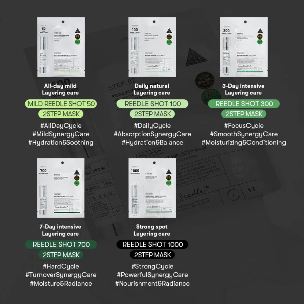 VT Cosmetics - Reedle Shot 100 2Step Mask