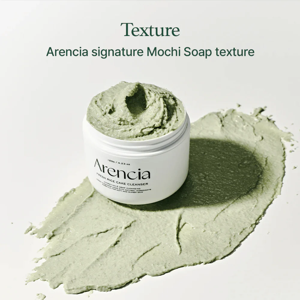 Arencia – Fresh Green Rice Mochi Cleanser – 120 g