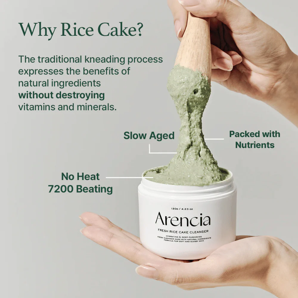 Arencia – Fresh Green Rice Mochi Cleanser – 120 g