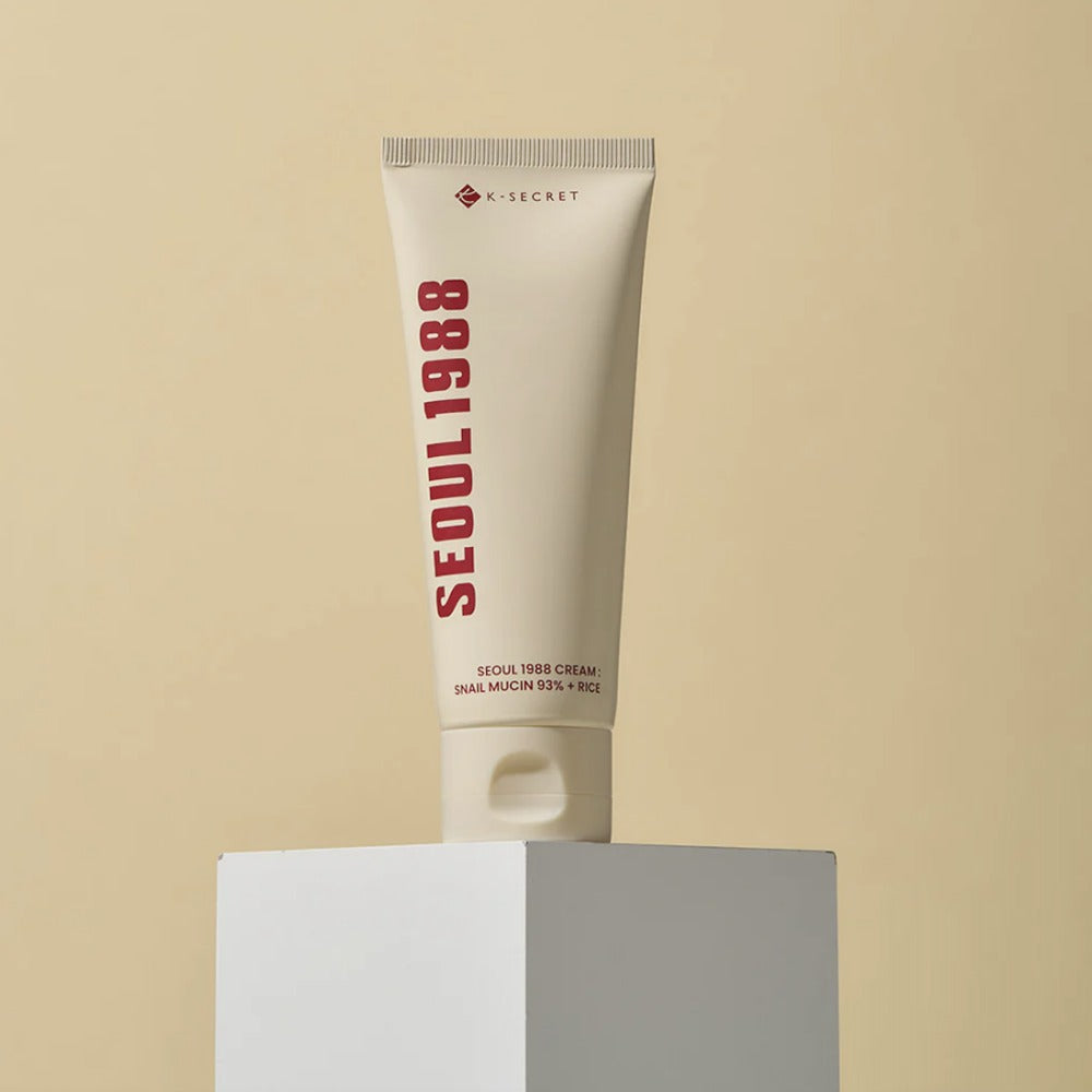 KSECRET – Seoul 1988 Cream: Snail Mucin 93% + Rice (100 ml)